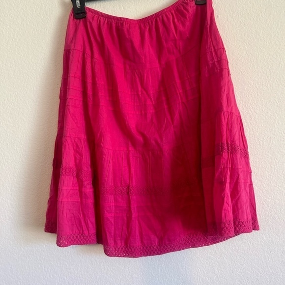 NWT Speechless XL Stretch Pull on Pink cotton skirt - Picture 2 of 9
